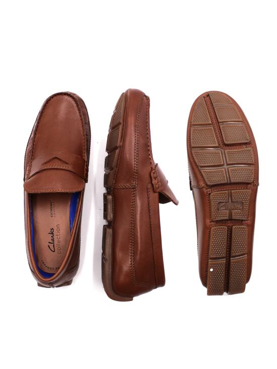 CLARKS Cognac Brown Markman Way Loafer // 10 main image 12